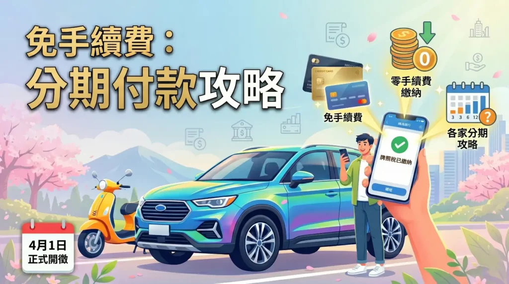 免手續費：牌照稅繳納攻略大全