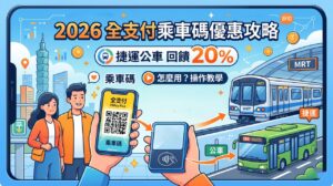 2026 全支付乘車碼優惠攻略