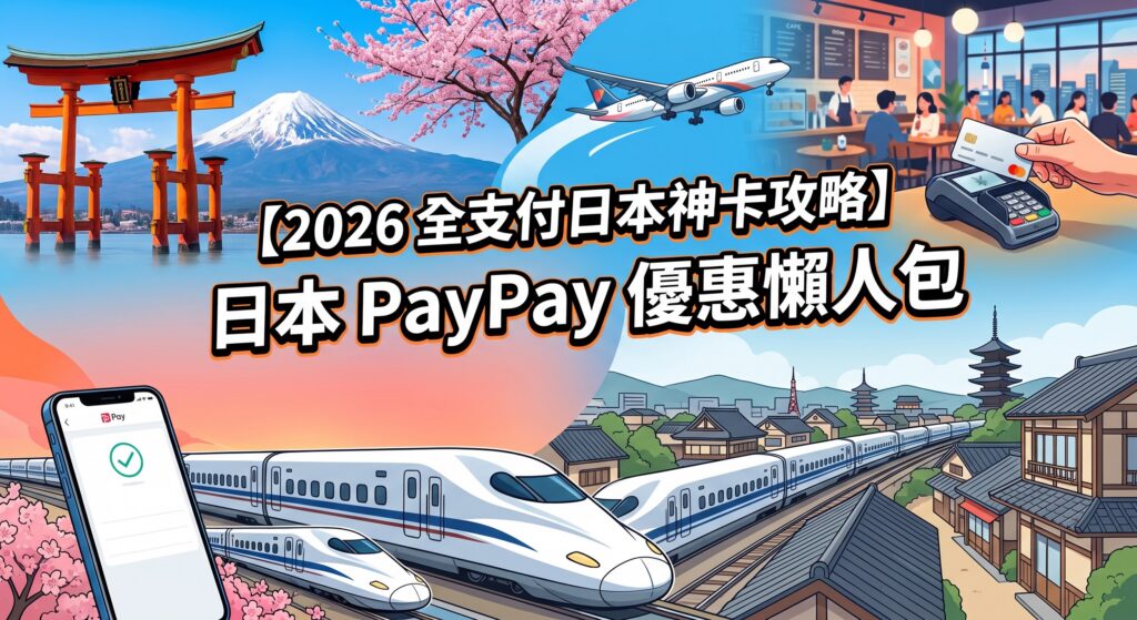 【2026 全支付日韓神卡攻略】最高 25% 回饋＋免 1.5% 手續費！日本 PayPay / 韓國消費優惠懶人包
